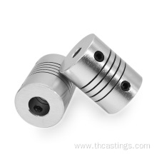 High Speed Aluminum Helical Flexible Shaft Coupling